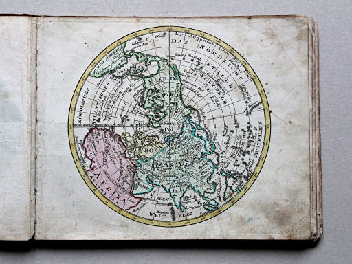 Johann Walch, Allgemeiner Atlas, 1812
1. Nördliche Halbkugel