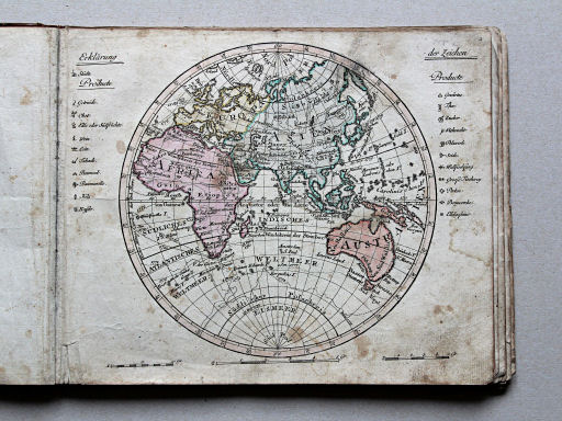 Johann Walch, Allgemeiner Atlas, 1812
3. Östliche Halbkugel