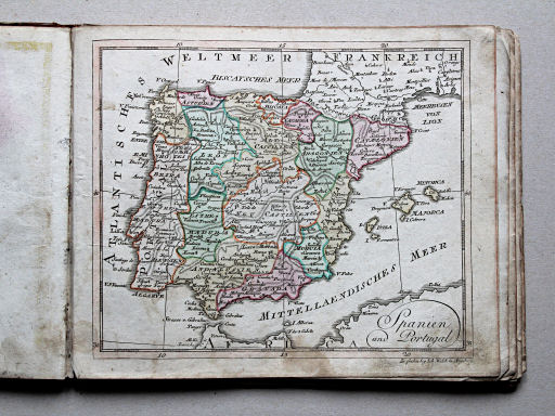 Johann Walch, Allgemeiner Atlas, 1812
11. Spanien und Portugal