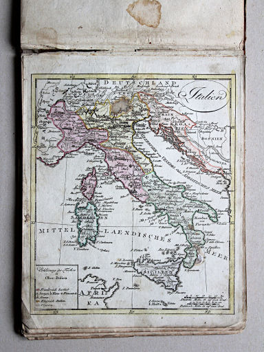 Johann Walch, Allgemeiner Atlas, 1812
13. Italien