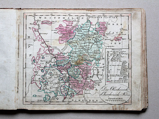 Johann Walch, Allgemeiner Atlas, 1812
17. Der Oberrheinische u. Churrheinische Kreis