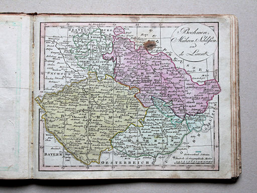 Johann Walch, Allgemeiner Atlas, 1812
21. Boehmen, Mähren, Schlesien und die Lausitz