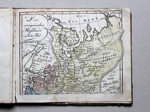 Johann Walch, Allgemeiner Atlas, 1812
31. Des Europäischen Russlands nördlicher Theil