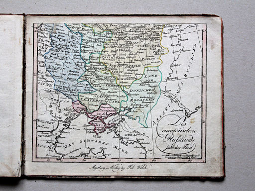 Johann Walch, Allgemeiner Atlas, 1812
32. Des Europäischen Russlands südlicher Theil