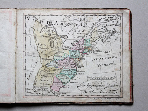Johann Walch, Allgemeiner Atlas, 1812
34. Die Vereinigten Staaten von Nord-Amerika