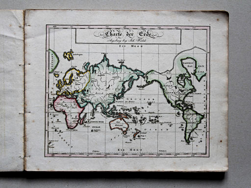 Johann Walch, Neuester Schul-Atlass, 1824
1. Charte der Erde