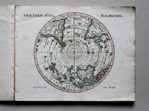 Johann Walch, Neuester Schul-Atlass, 1824
3. Der Erde südl. Halbkugel