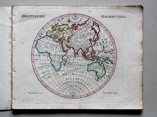 Johann Walch, Neuester Schul-Atlass, 1824
4. Oestliche Halbkugel