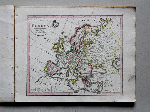 Johann Walch, Neuester Schul-Atlass, 1824
6. Karte von Europa