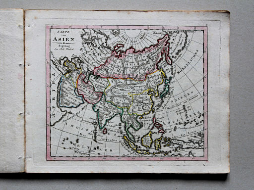 Johann Walch, Neuester Schul-Atlass, 1824
7. Karte von Asien