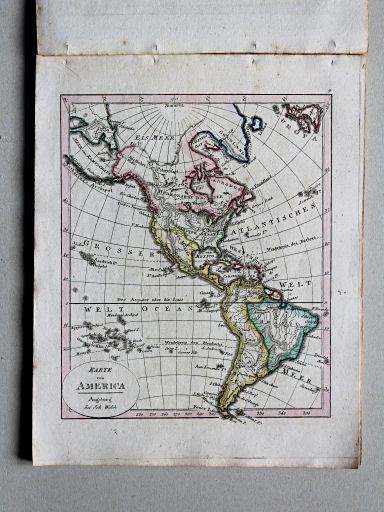 Johann Walch, Neuester Schul-Atlass, 1824
9. Karte von America