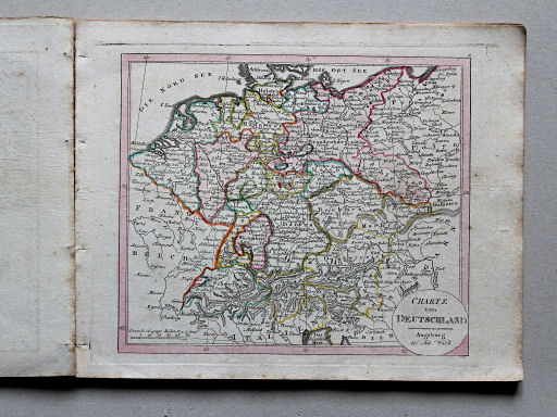 Johann Walch, Neuester Schul-Atlass, 1824
11. Charte von Deutschland