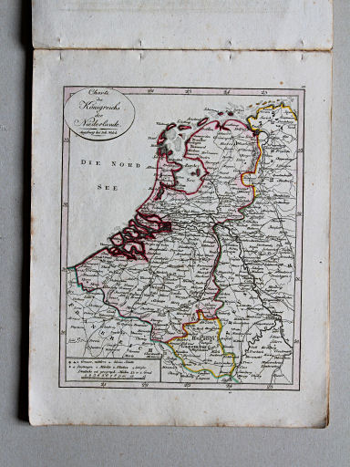 Johann Walch, Neuester Schul-Atlass, 1824
15. Charte des Königreichs der Niederlande