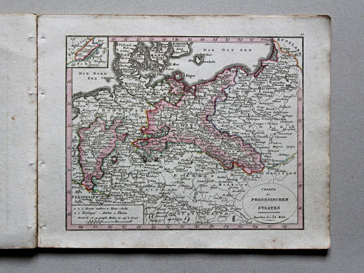 Johann Walch, Neuester Schul-Atlass, 1824
20. Charte des Preussischen Staates