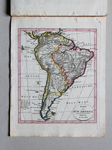 Johann Walch, Neuester Schul-Atlass, 1824
32. Karte von Süd America