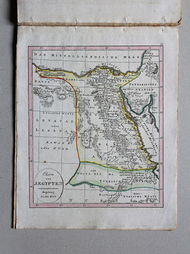 Johann Walch, Neuester Schul-Atlass, 1824
36. Charte von Aegypten