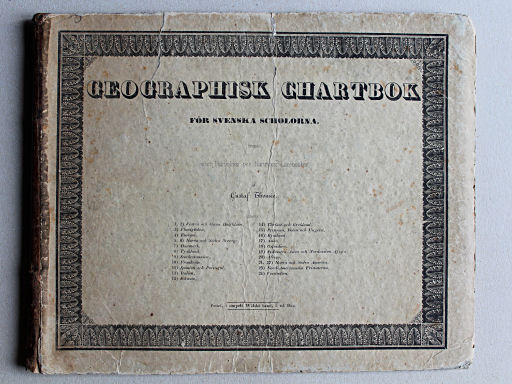Thomée, Geographisk Chartbok, 1849
Voorkant band