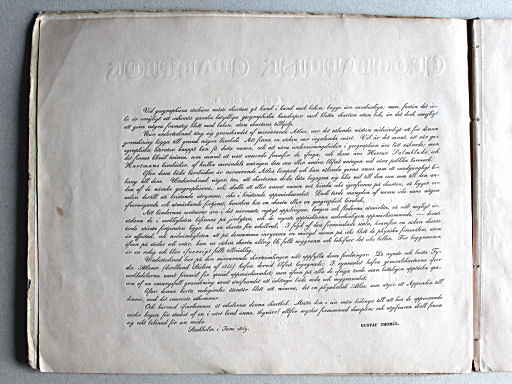 Thomée, Geographisk Chartbok, 1849
Voorwoord / Preface