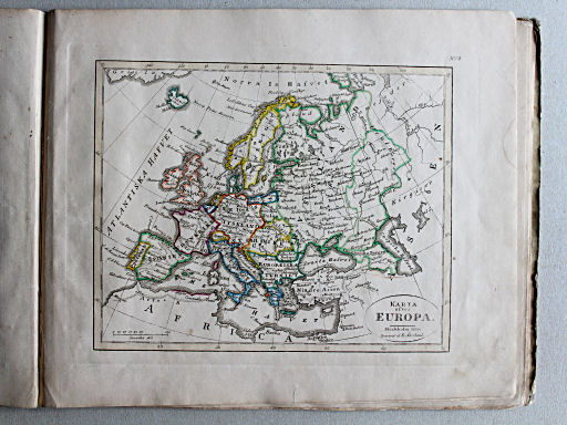 Thomée, Geographisk Chartbok, 1849
4. Karta öfver Europa
