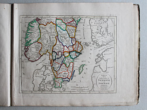 Thomée, Geographisk Chartbok, 1849
6. Karta öfver Södra Delen af Sverige och Norge