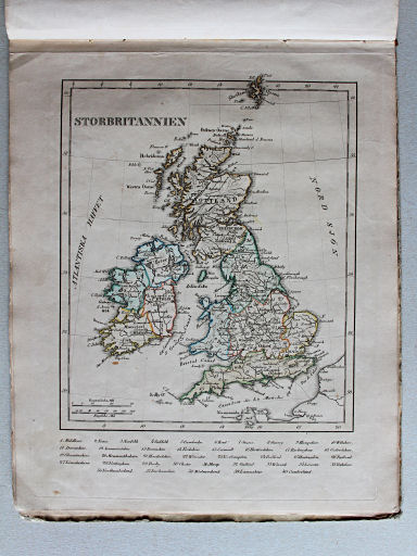 Thomée, Geographisk Chartbok, 1849
9. Storbritannien