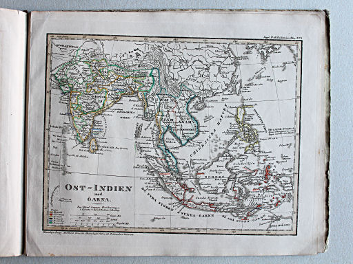 Thomée, Geographisk Chartbok, 1849
18. Ost-Indien med Öarna