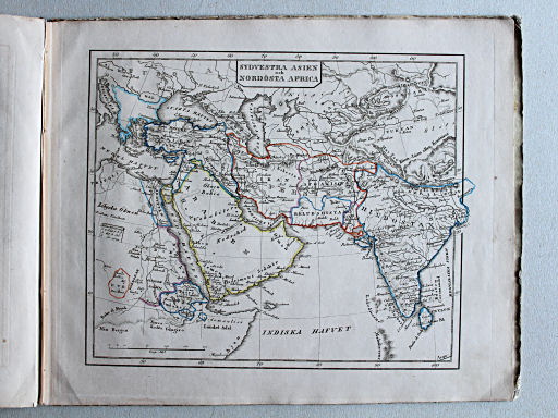 Thomée, Geographisk Chartbok, 1849
19. Sydvestra Asien och Nordösta Africa