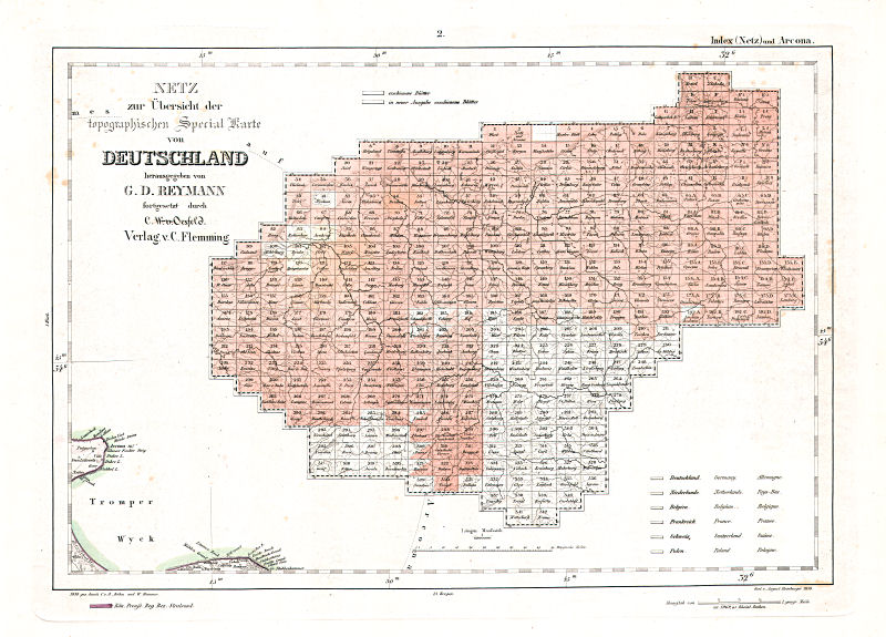 Reymann's Special-Karte
Kaartenoverzicht 1838
Index of maps 1838