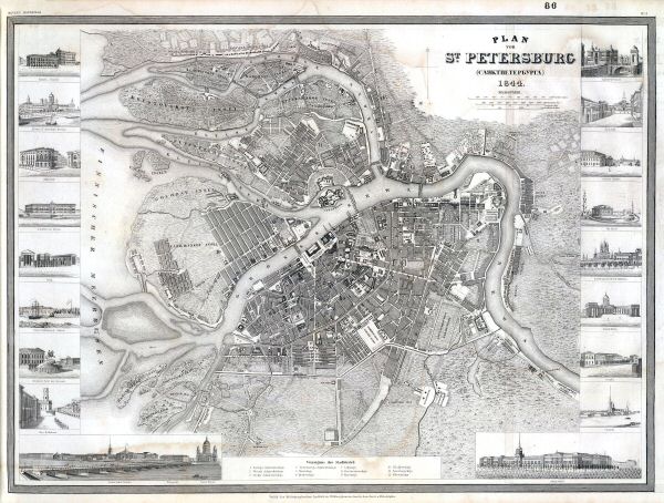 Meyers großer Hand-Atlas
86. St. Petersburg (1844)
David Rumsey Map Collection