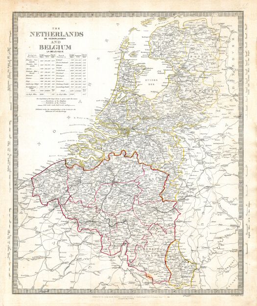 Society for the Diffusion of Useful Knowledge
31. The Netherlands and Belgium / Nederland en België (1844)