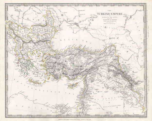 Society for the Diffusion of Useful Knowledge
73. The Turkish Empire / Het Turkse Rijk (1845)