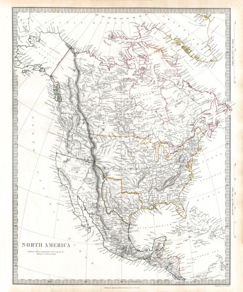 Society for the Diffusion of Useful Knowledge
127. North America / Noord-Amerika (1843)