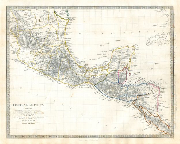 Society for the Diffusion of Useful Knowledge
146. Central America I / Midden-Amerika I (±1840)