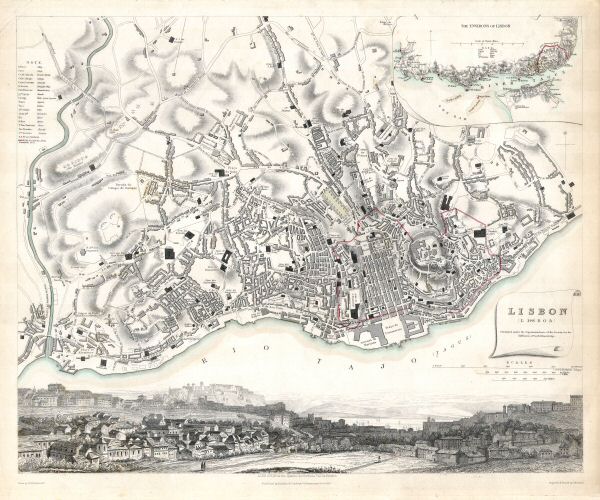 Society for the Diffusion of Useful Knowledge
P22. Lisbon / Lissabon (1833)
(Lisboa)