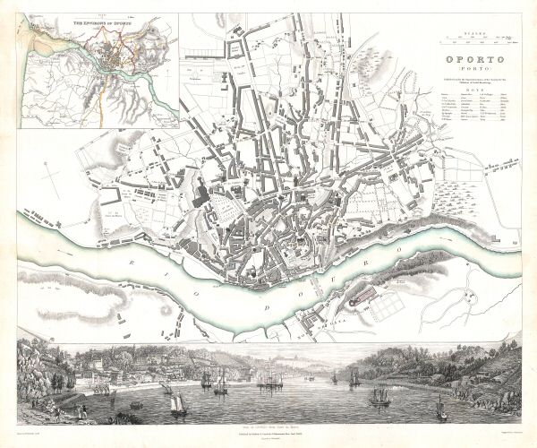 Society for the Diffusion of Useful Knowledge
P33. Oporto / Porto (1833)