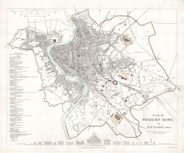 Society for the Diffusion of Useful Knowledge
P39. Rome, Modern / Het huidige Rome (1830)
(Roma)