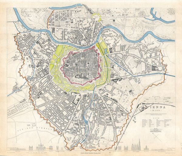 Society for the Diffusion of Useful Knowledge
P46. Vienna / Wenen (±1850)
(Wien, Bécs, Vídeň)