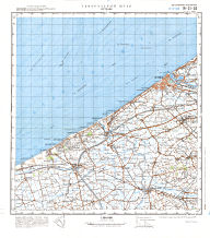 Генеральный Штаб / General'nyj Štab  1:100 000
Остенде / Oostende  1978
M-31-30 (13-31-030)