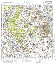 Генеральный Штаб / General'nyj Štab  1:100 000
Мёнхенгладбах / Mönchengladbach  1974
M-33-25 (13-32-025)