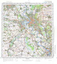Генеральный Штаб / General'nyj Štab  1:100 000
Дюссельдорф / Düsseldorf  1974
M-33-26 (13-32-026)