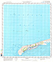 Генеральный Штаб / General'nyj Štab  1:100 000
Вест-Терсхеллинг / West-Terschelling  1987
N-31-95 (14-31-095)