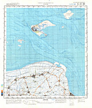 Генеральный Штаб / General'nyj Štab  1:100 000
Боркум / Borkum  1987
N-32-86 (14-32-086)
