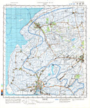 Генеральный Штаб / General'nyj Štab  1:100 000
Эмден / Emden  1987
N-32-87 (14-32-087)