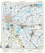 Генеральный Штаб / General'nyj Štab  1:100 000
Гронинген / Groningen  1987
N-32-98 (14-32-098)