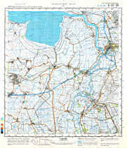 Генеральный Штаб / General'nyj Štab  1:100 000
Лер / Leer  1987
N-32-99 (14-32-099)