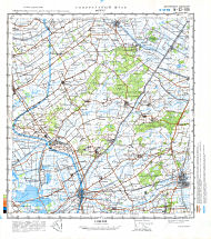 Генеральный Штаб / General'nyj Štab  1:100 000
Меппел / Meppel  1987
N-32-109 (14-32-109)