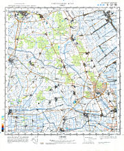 Генеральный Штаб / General'nyj Štab  1:100 000
Эммен / Emmen  1987
N-32-110 (14-32-110)