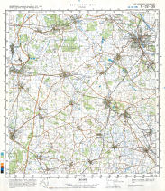 Генеральный Штаб / General'nyj Štab  1:100 000
Райне / Rheine  1987
N-32-135 (14-32-135)