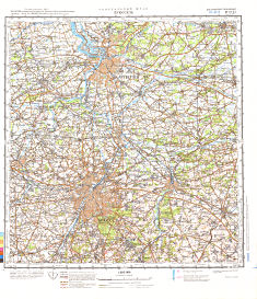Генеральный Штаб / General'nyj Štab  1:200 000
Брюссель / Brussel, Bruxelles  1979
M-31-XI (13-31-11)