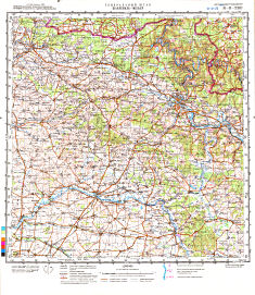 Генеральный Штаб / General'nyj Štab  1:200 000
Шарлевиль-Мезьер / Charleville-Mézières  1988
M-31-XXIII (13-31-23)